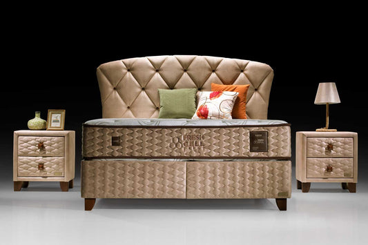 Boxspringbett-Set inkl. Matratze H3, Bambi Freshcell Prime, Schlafzimmerbett, Funktionsbett, Matratze H3