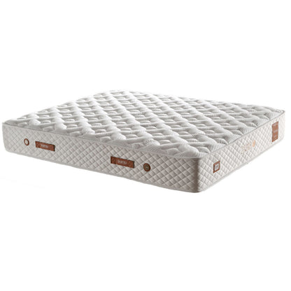 Boxspringbett-Set inkl. Matratze H3, Bambi Thermo Control Weiß, Schlafzimmerbett, Funktionsbett, H3