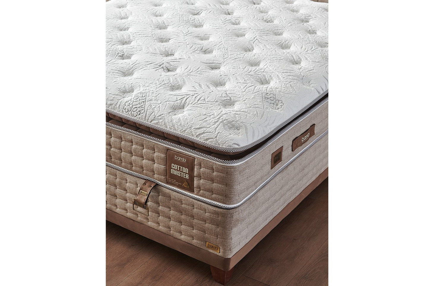 Taschenfederkernmatratze, Bambi Cotton Master Matratze mit Topper, Höhe 34 cm, H2 Mittelweich