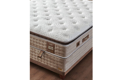 Taschenfederkernmatratze, Bambi Cotton Master Matratze mit Topper, Höhe 34 cm, H2 Mittelweich
