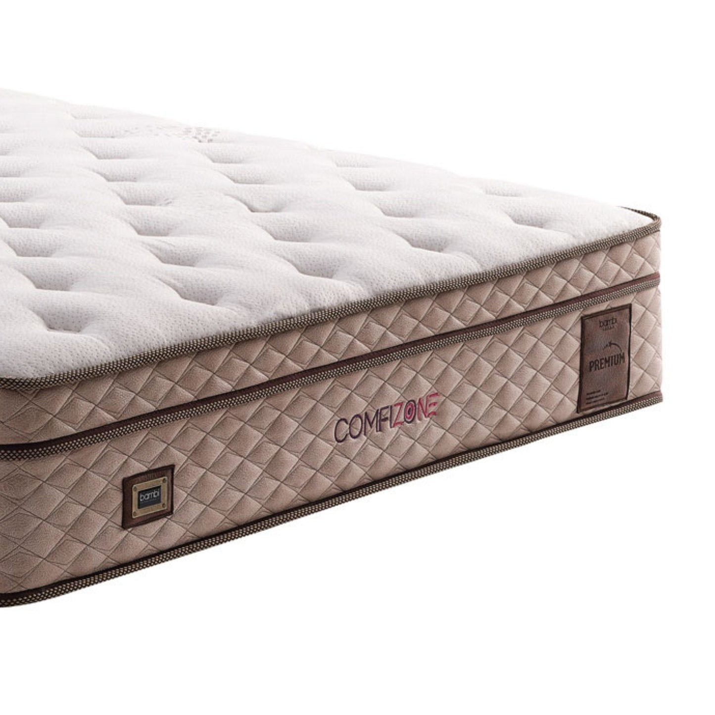 Taschenfederkernmatratze, Bambi Comfizone Matratze, Höhe 33 cm, H2 / H3 / H4 / H5, Matratze mit einstellbarem Härtegrad