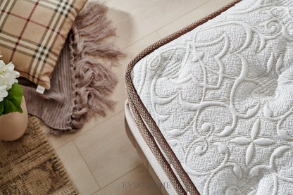 Taschenfederkernmatratze, Bambi Kapok Naturel Matratze, Höhe 31 cm, H3 Mittelfest