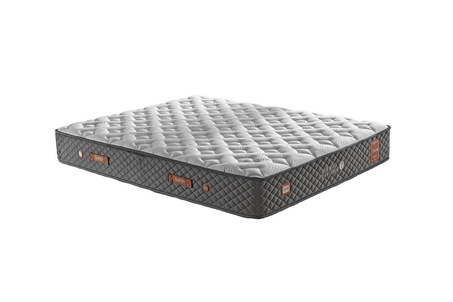 Taschenfederkernmatratze, Bambi Thermo Control Anthrazit Matratze, Höhe 29 cm, H3 Mittelfest